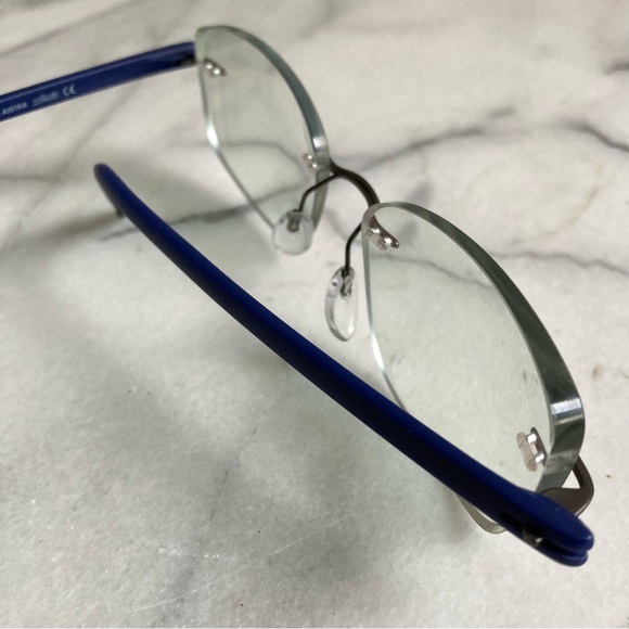 Silhouette Eyeglasses 5379 60 6063, 17-135, Blue, Made in Austria No Case. - Picture 8 of 8